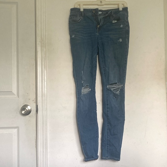 Old navy size 8 pop icon jeans leg length 40 waist 31 - Picture 1 of 9